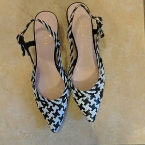 New Kate Spade Black/White Heels
